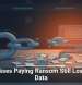 Businesses Paying Ransom Still Lose Their Data